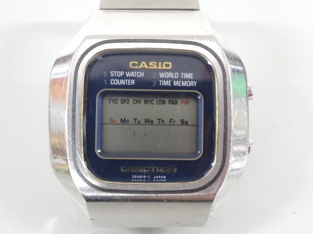 ジャンク CASIO カシオ CASIOTRON カシオトロン S-14 クオーツ