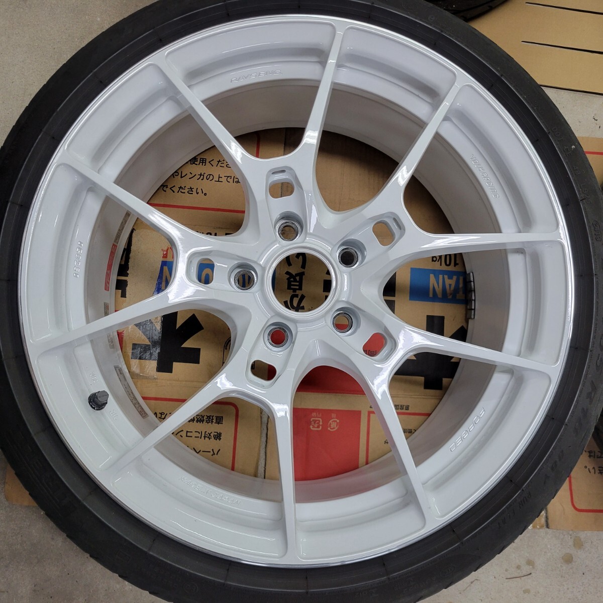 RAYS G025 8.5J+35 5H PCD114 245/35r18(5穴)｜売買されたオークション 