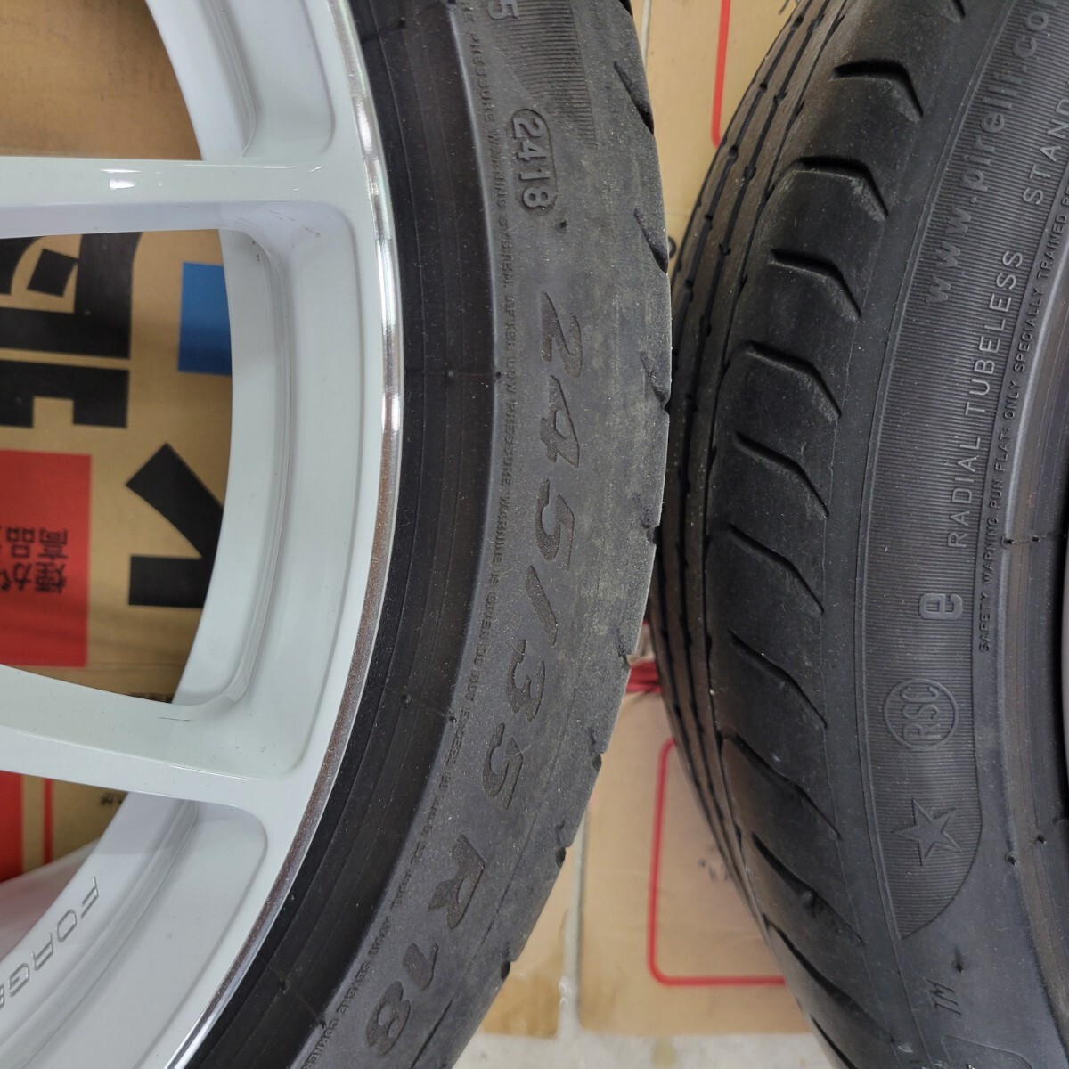 RAYS G025 8.5J+35 5H PCD114 245/35r18(5穴)｜売買されたオークション 
