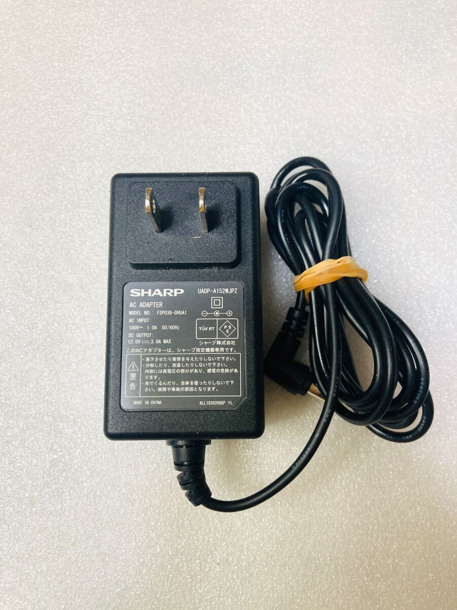 送料450円☆SHARP シャープ ACアダプタ　UADP-A152WJPZ ☆_1
