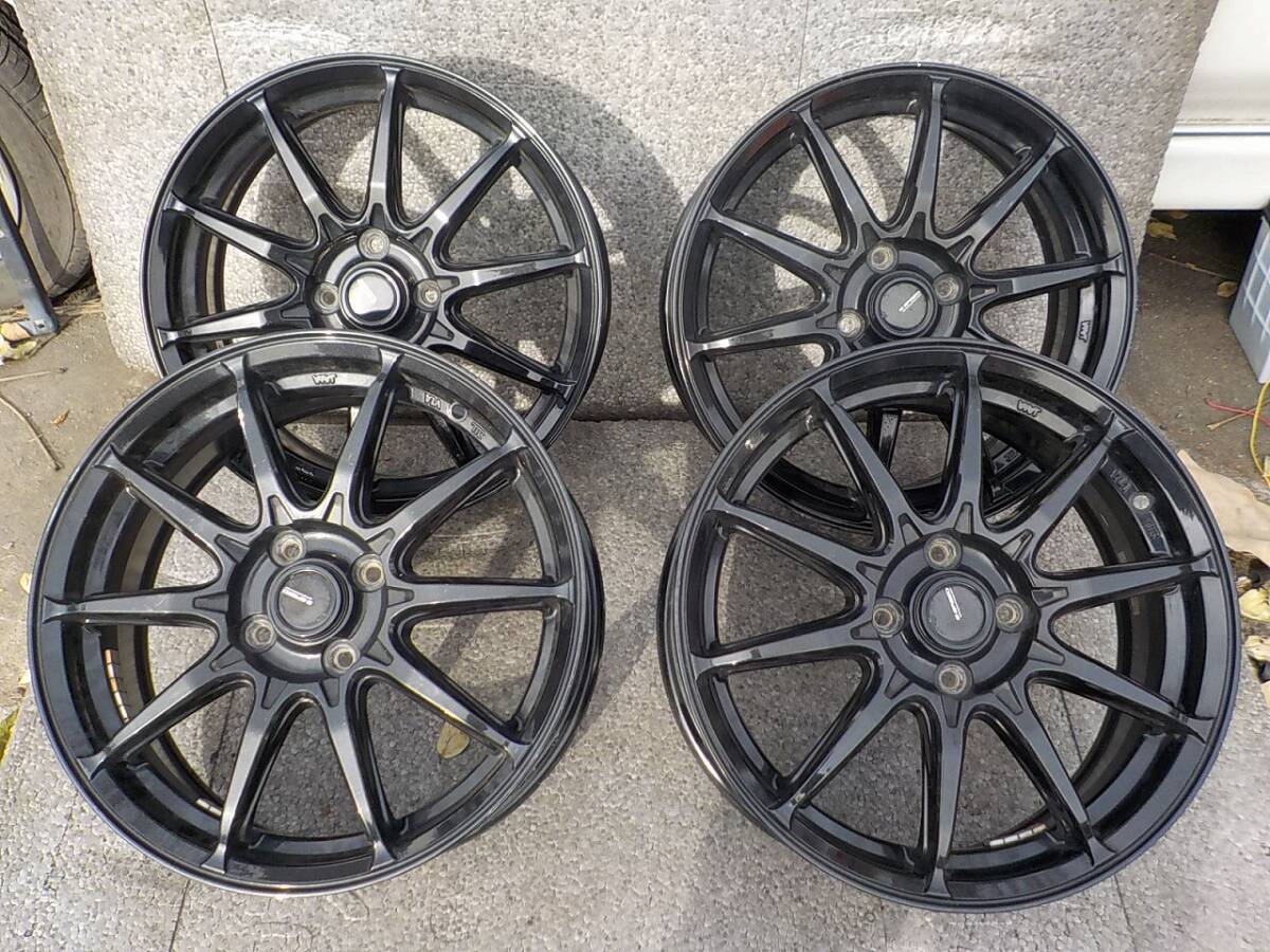 G-SPEED G05 ブラック 16インチ 6J +45 PCD100 4穴 ハブ径67mm 普通車 