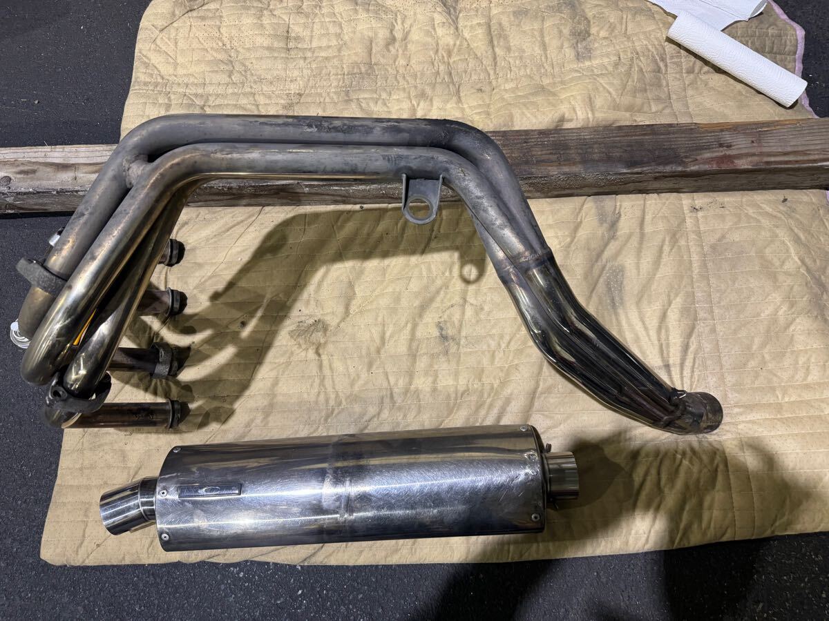 ZRX400 SP忠男 スーパーコンバットマフラー(マフラー本体（社外