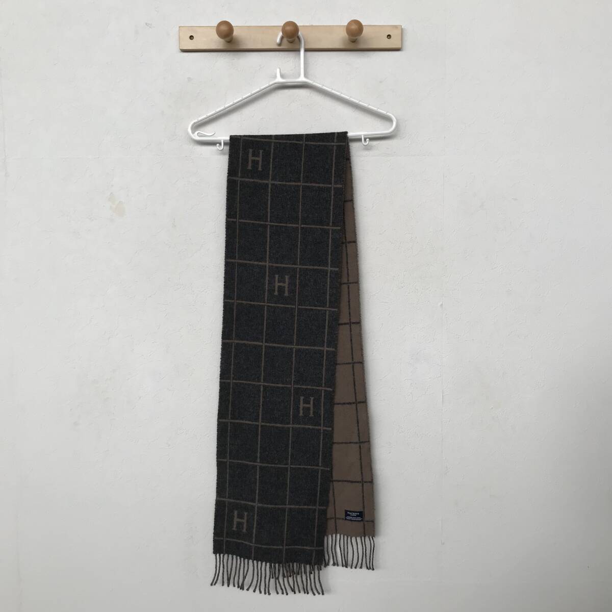 HACKETT LONDON ハケット ロンドン 英国製 カシミヤブレンド ウール 