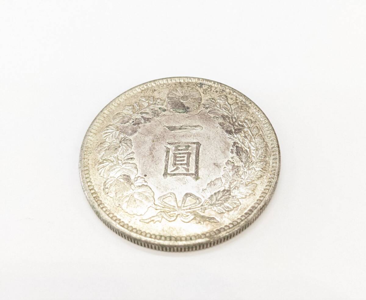 1円銀貨 古銭 Yahoo!オークション 明治三十七年 明治37年 明治37年の 