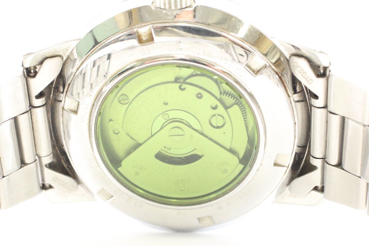 ORIENT オリエント ER02-C7-B 裏スケ 自動巻き デイト メンズ 腕時計