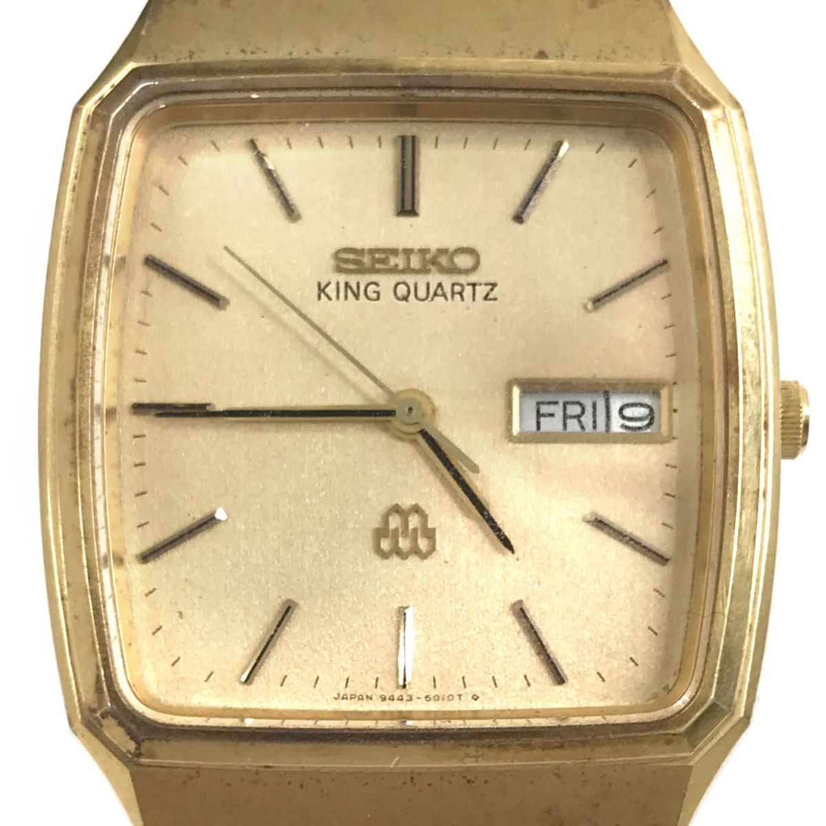 美品 SEIKO セイコー KING QUARTZ キングクオーツ 腕時計 9443-5020 