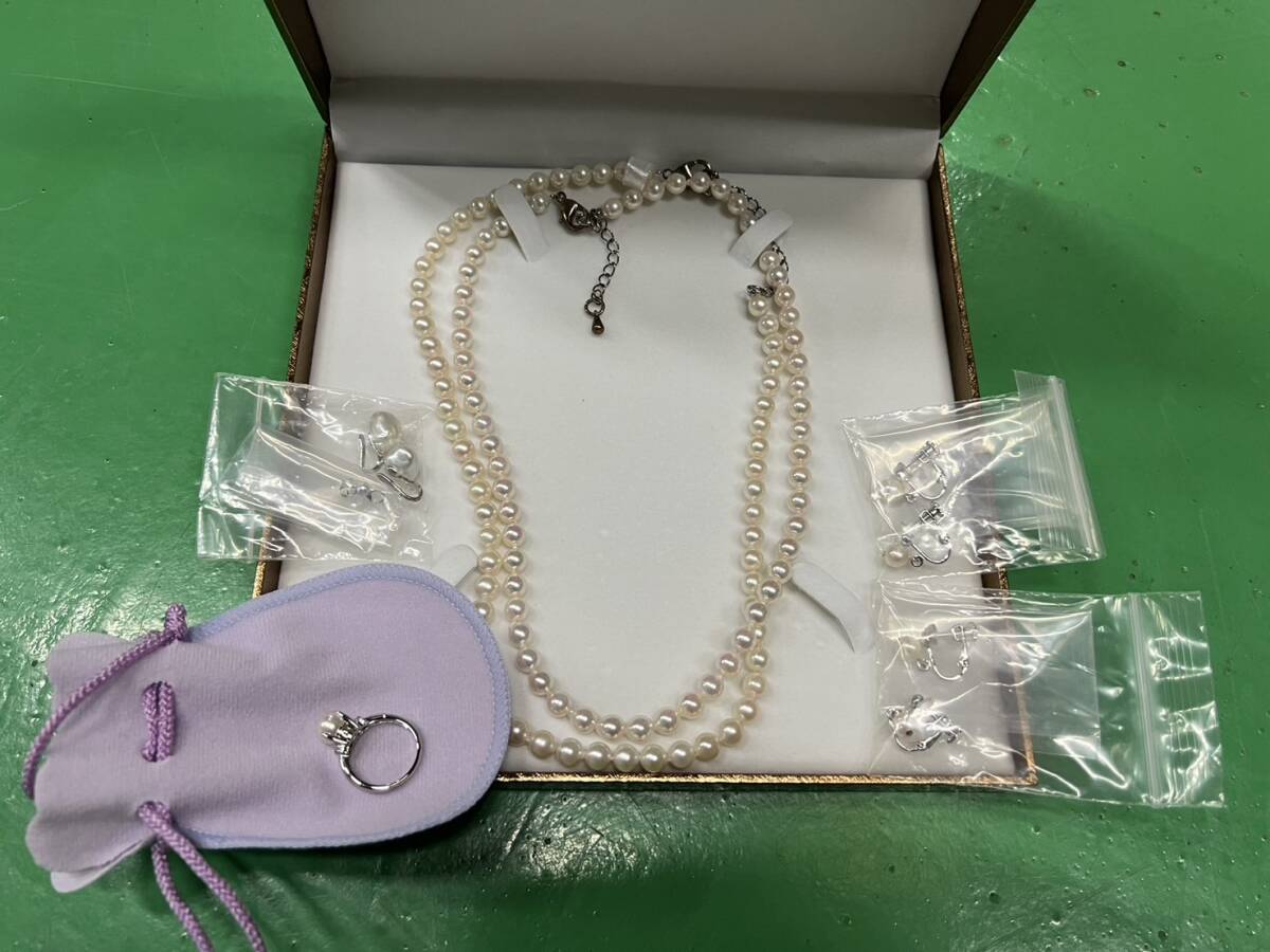 ネックレス パール アクセサリー イヤリング まとめ売り 指輪 大量 