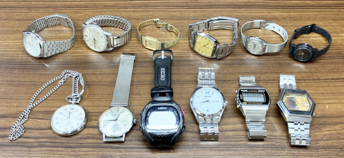 ジャンク 【ジャンク】国産腕時計 まとめ売り 12点セット SEIKO