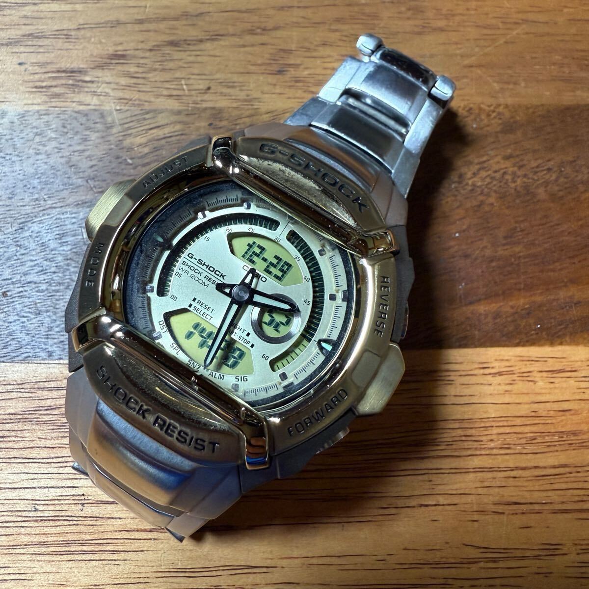 1円スタート】CASIO G-SHOCK G-540D デジアナ アナデジ 可動品 検 G