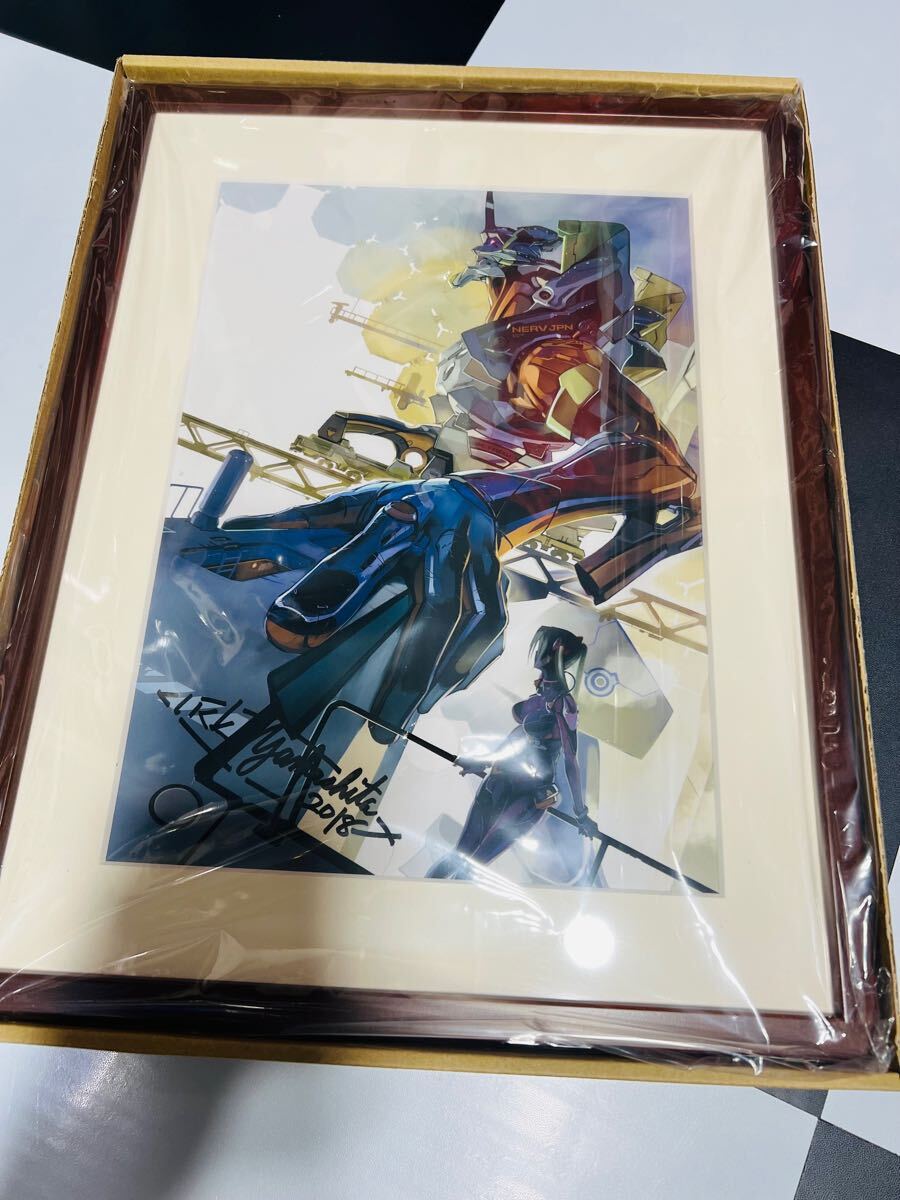 希少 エヴァンゲリオン 複製原画 アスカ 直筆サイン入り 山下いくと(新