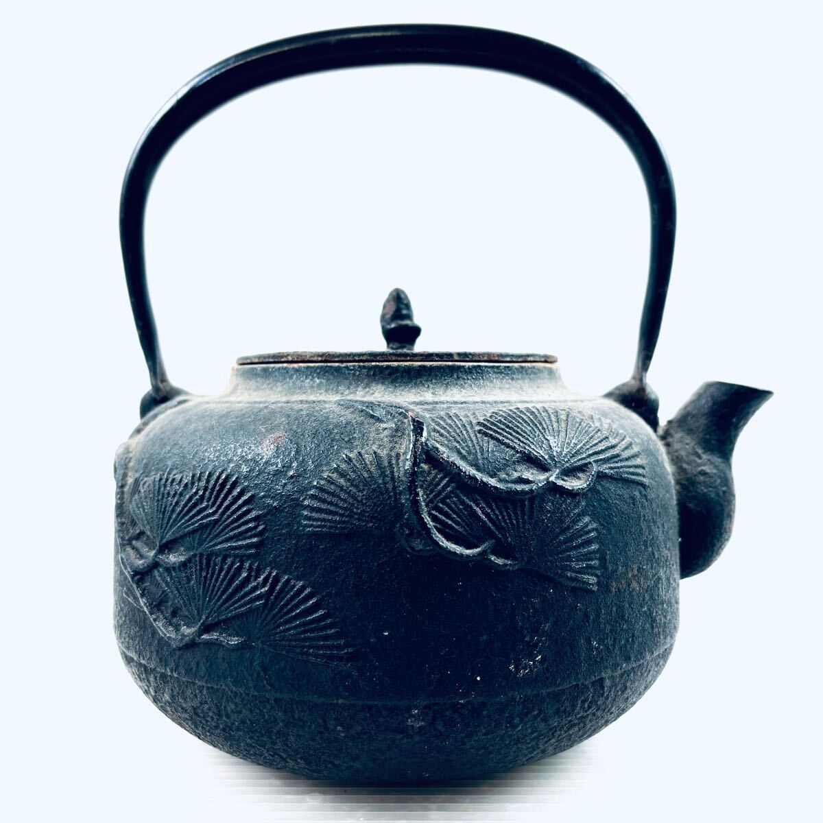 古い南部鉄瓶 サビあり 茶道具 鉄やかん 鉄瓶 鉄器