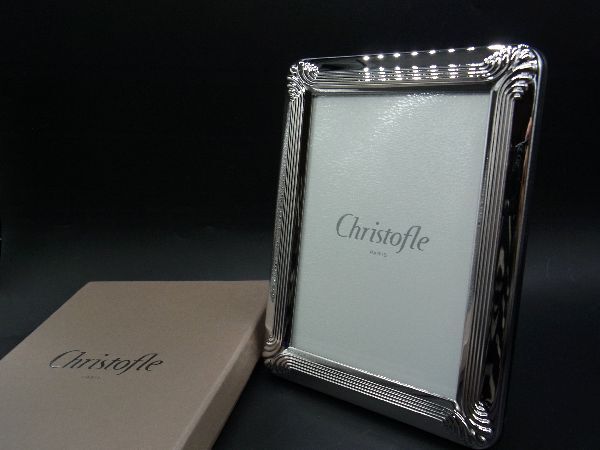 フォトフレーム クリストフル Christofle 写真立て ユニ アンティーク