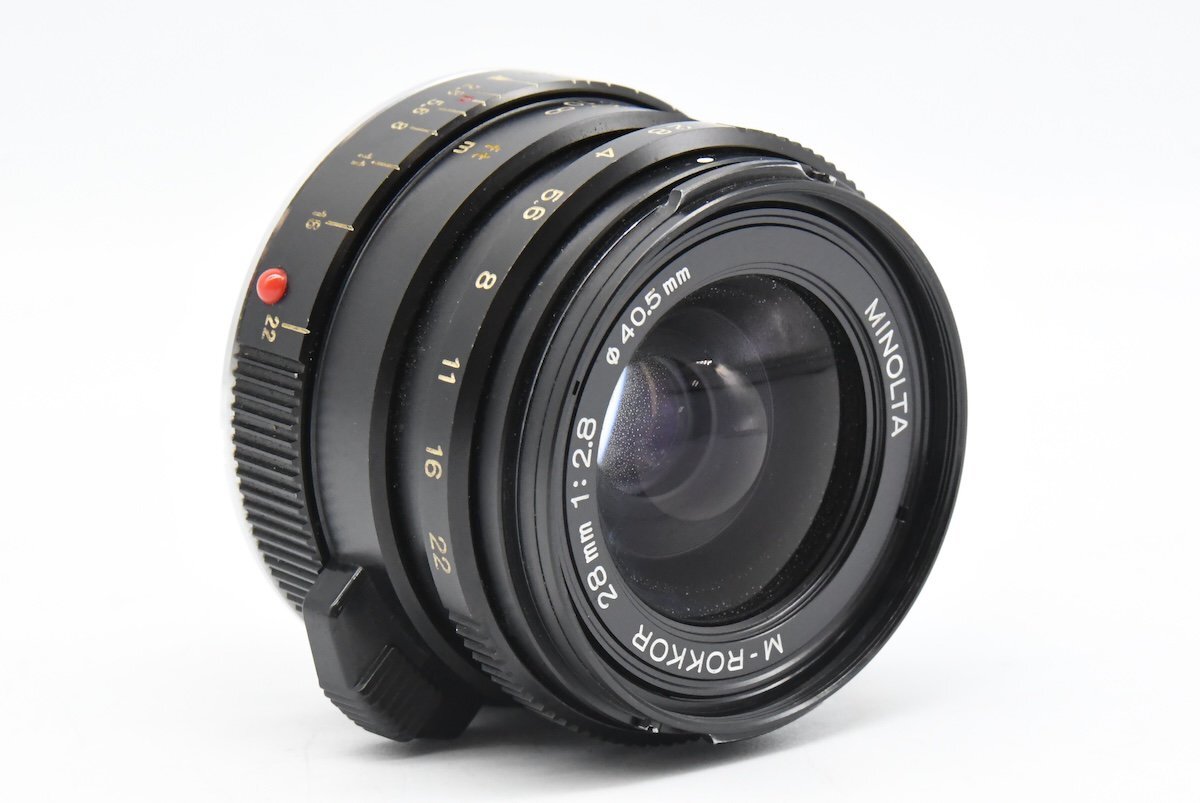 MINOLTA ミノルタ M-ROKKOR 28mm F2.8 ライカMマウント 20811849 28mm