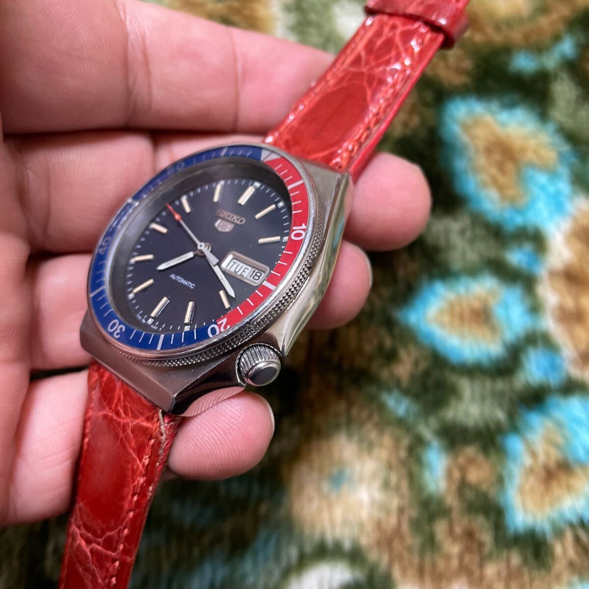 1円スタート 中古 SEIKO セイコーブランド 自動巻き 6309-836A腕時計 