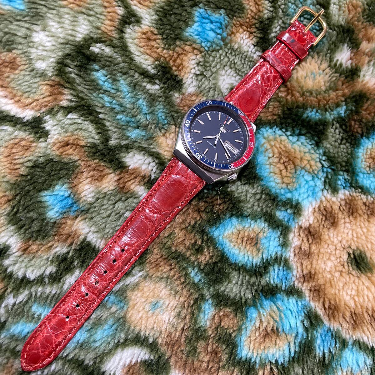 1円スタート 中古 SEIKO セイコーブランド 自動巻き 6309-836A腕時計 