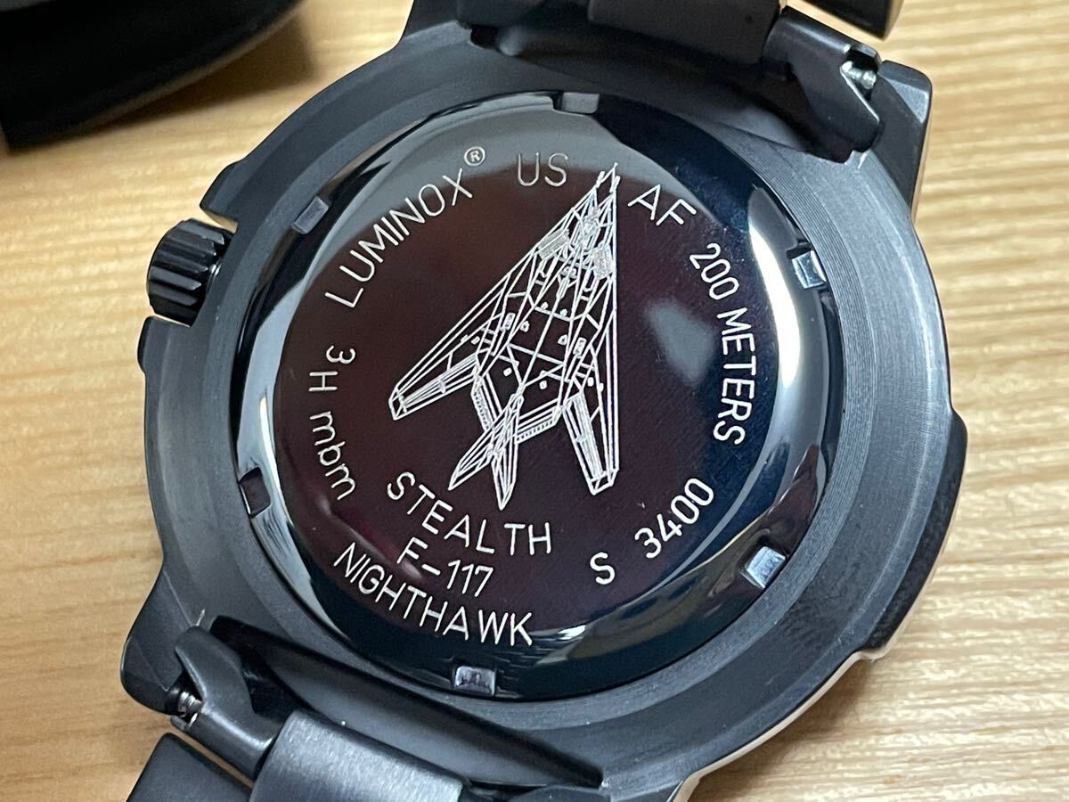 ルミノックス/LUMINOX USAF STEALTH F-117 NIGHTHAWK 腕時計 デイト S 