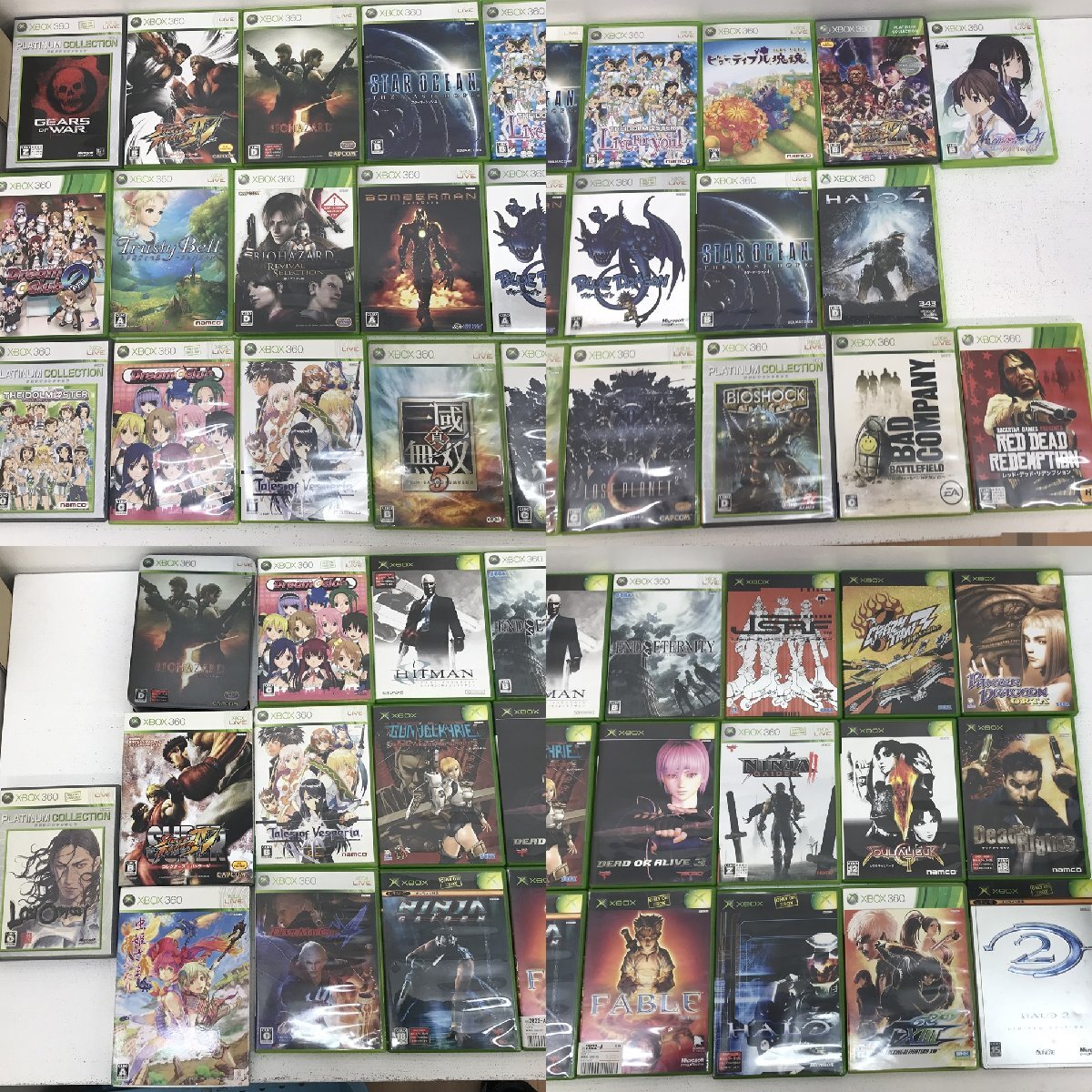 ジャンク品・年齢確認必須】XBOX360 33本、XBOX12本セット ～虫姫さま