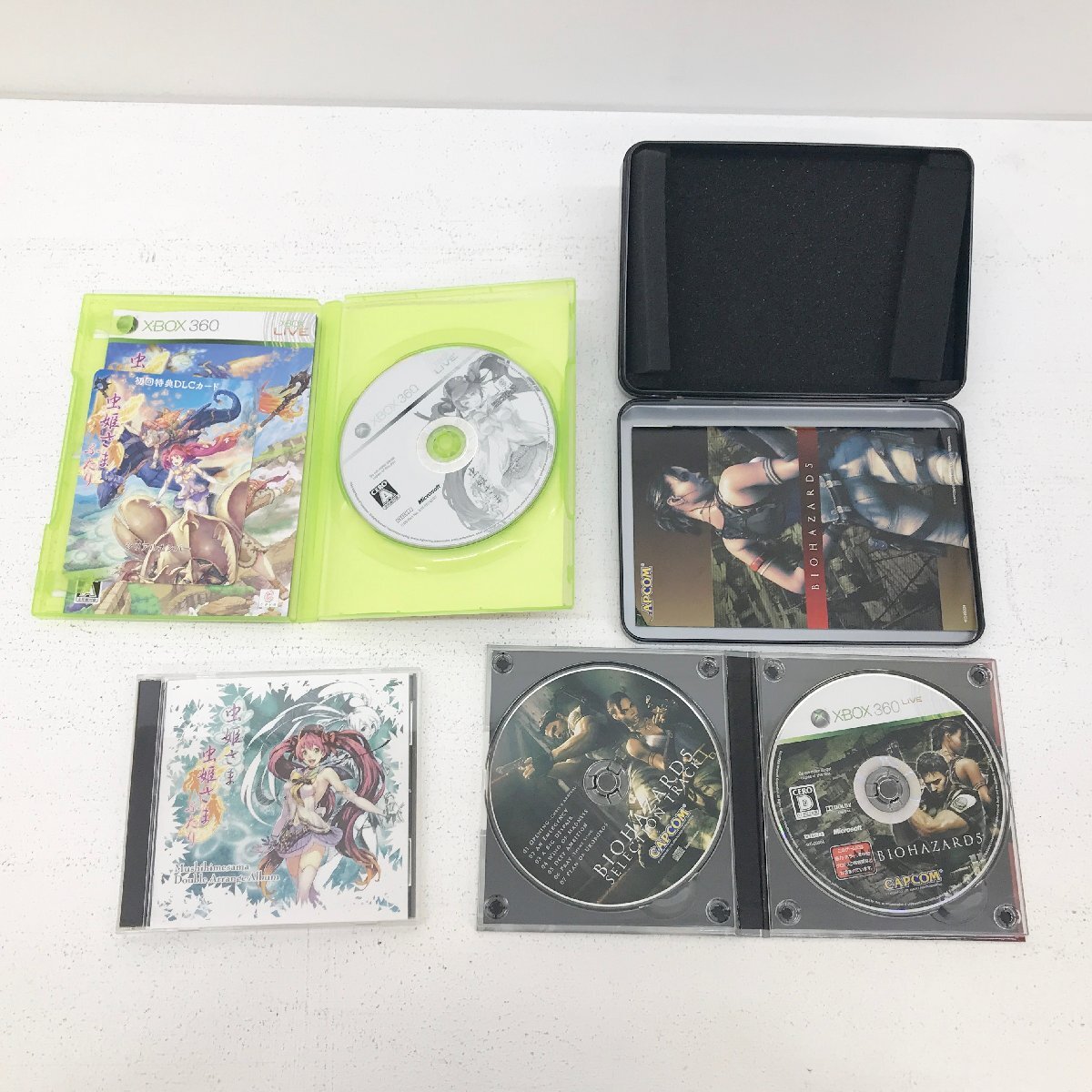 ジャンク品・年齢確認必須】XBOX360 33本、XBOX12本セット ～虫姫さま