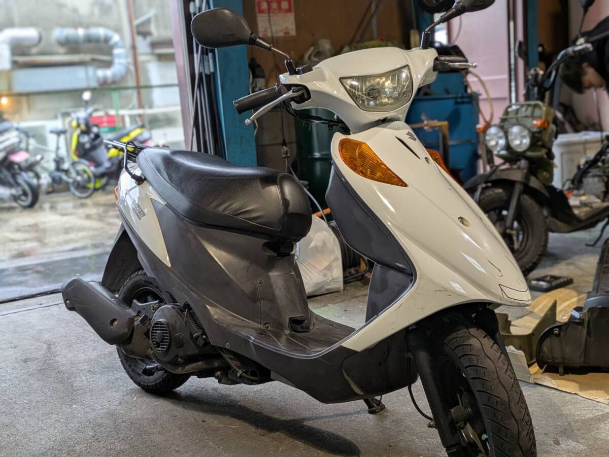 スズキ 1円スタート♪大阪堺発！現状販売 アドレスV125G 原 原付