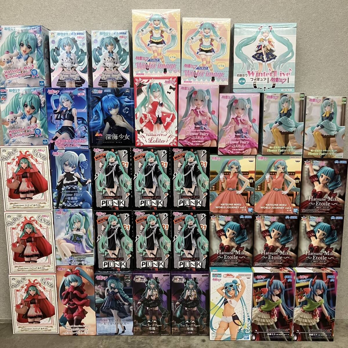 未開封】 初音ミク プライズ フィギュア まとめ 38体 セット a