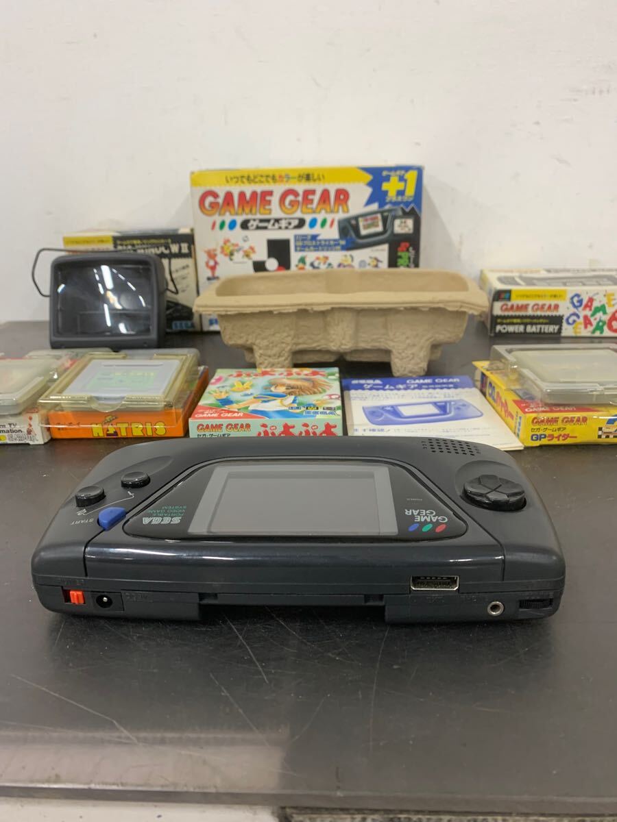 121630.GAME GEAR.BIG WINDOWⅡ.パワーバッテリー. ソフト6点セット 