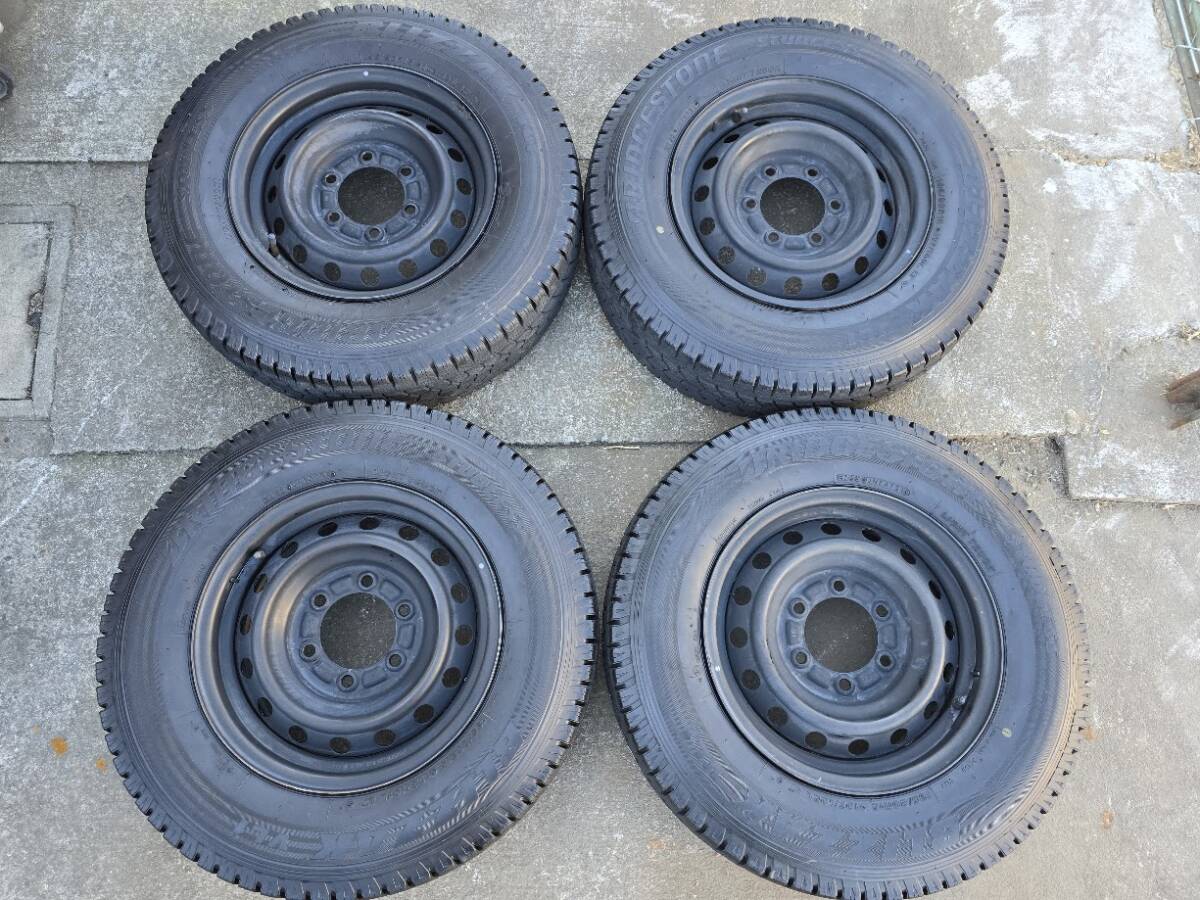 深溝!!◇195/80R15 103/101L LT◇Hハイエース 純正スチールホイール