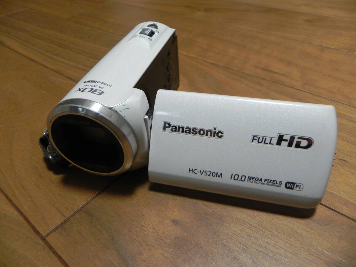 パナソニック デジタルハイビジョン ビデオカメラ HC-V520M ジャンク