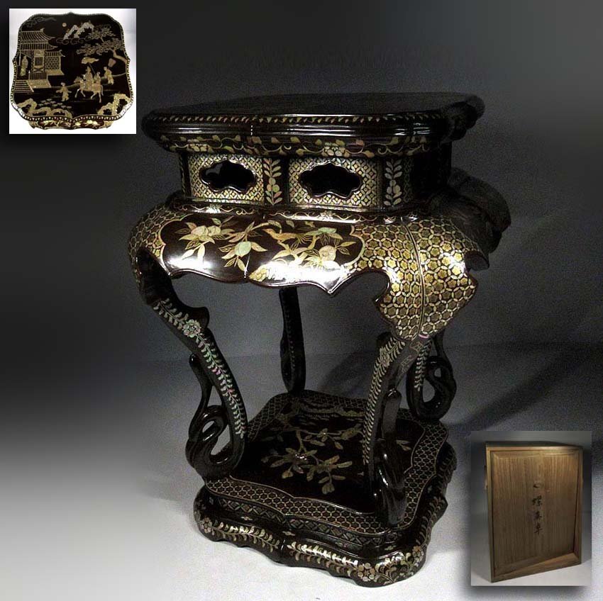 2026年最新Yahoo!オークション -螺鈿細工花台の中古品・新品・未使用