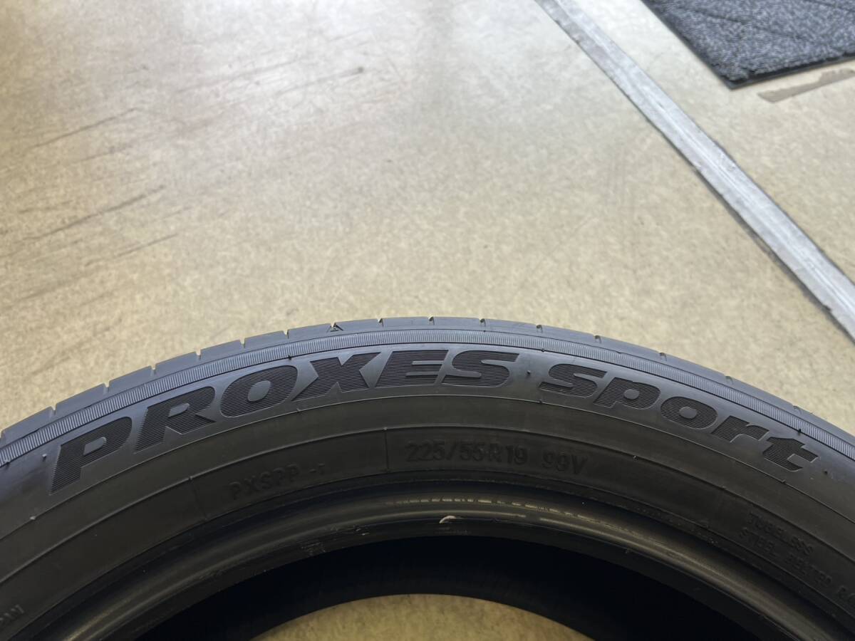 送料無料! トーヨータイヤ プロクセススポーツ 225/55R19 24年製 4本 225⁄55R19 PROXES トーヨー 225⁄55-19 送料無料 225/55r19
