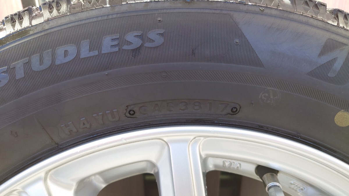 中古品 175/65R15 BRIDGESTONE BLIZZAK VRX2 4本 2017年製 残4.8〜5.4mm　 ブリヂストン 175⁄65R15 中古 4本セット - ブリジストン