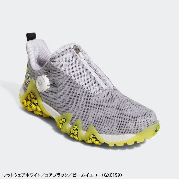 アディダスゴルフ ゴルフシューズ コードカオス 22 ボア スパイクレス ファスナー BOA 2E相当 カラー：GX0199 サイズ：27.5cm