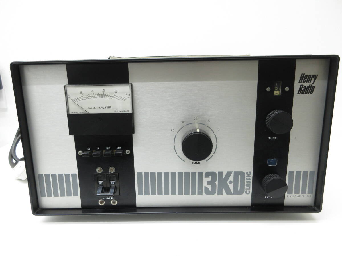 6967 ハローCQ祭 Henry Radio ヘンリー 3K D classic 3KDクラシック 作動未確認 中古品 高性能リニア アンプ 取説付_1