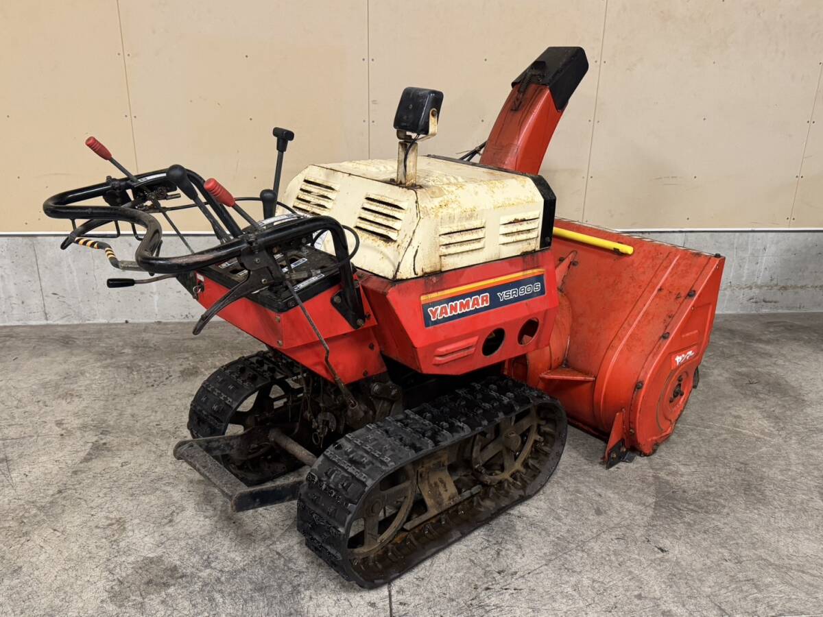 YANMAR 除雪機 YSR60 新潟発☆除雪機☆YANMAR/ヤンマー☆YSR90S☆セル付き☆サイドクラッチ