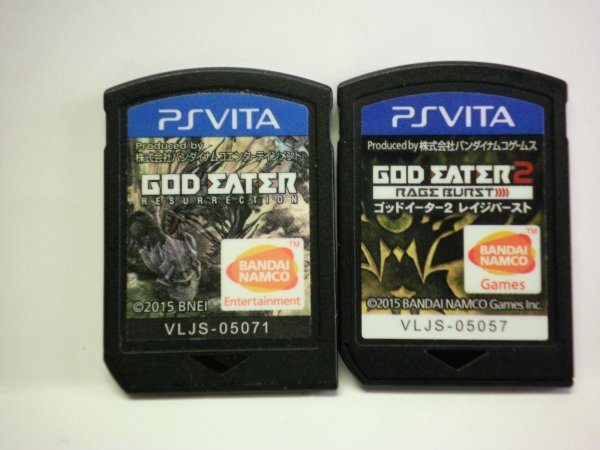 PSVita　GOD EATER RESURRECTION　ゴッドイーター リザレクション＋ゴッドイーター 2 レイジバースト お買得２本セット(ソフトのみ)_1