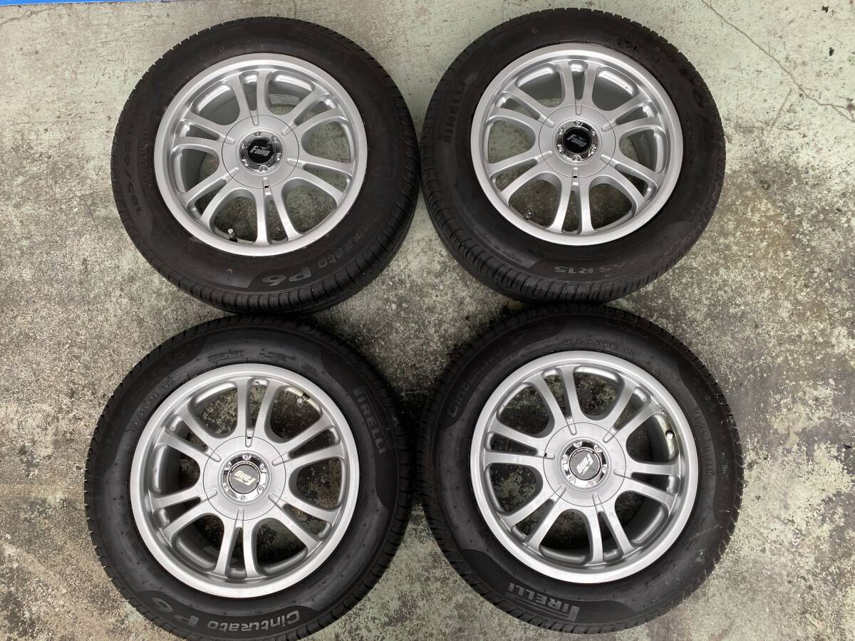 ホイールタイヤ 7分山 4本 ファブレス 2021年製 225⁄45R18 中古 18