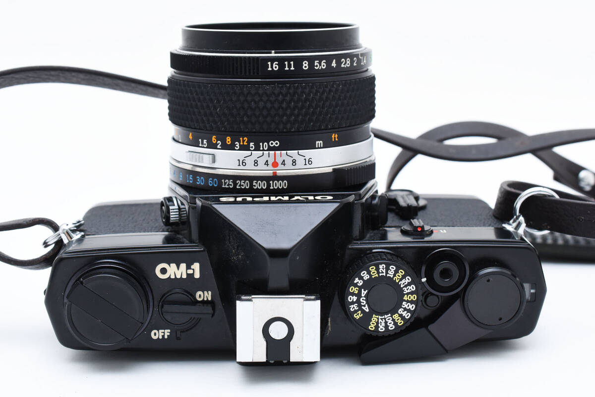 1円〜 Olympus オリンパス OM-1 50mm 1:1.4 フィルムカメラ セット 動作未確認_5
