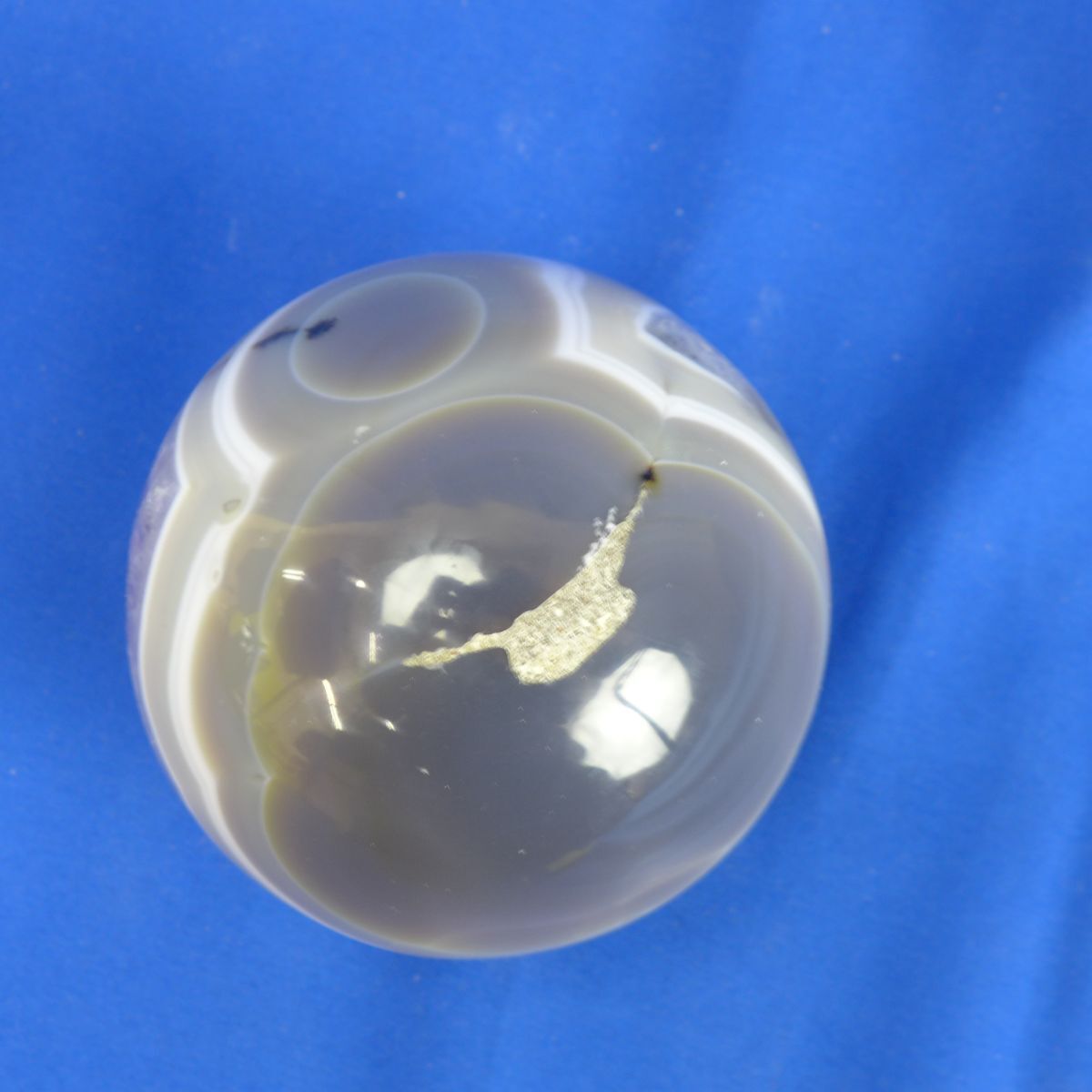 郵S987○アメジスト 開口笑 家庭円満 318g 直径約6cm クリスタル