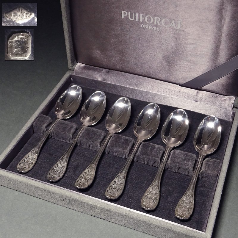 花◇フランス銀器の最高峰【PUIFORCAT ピュイフォルカ】スターリング