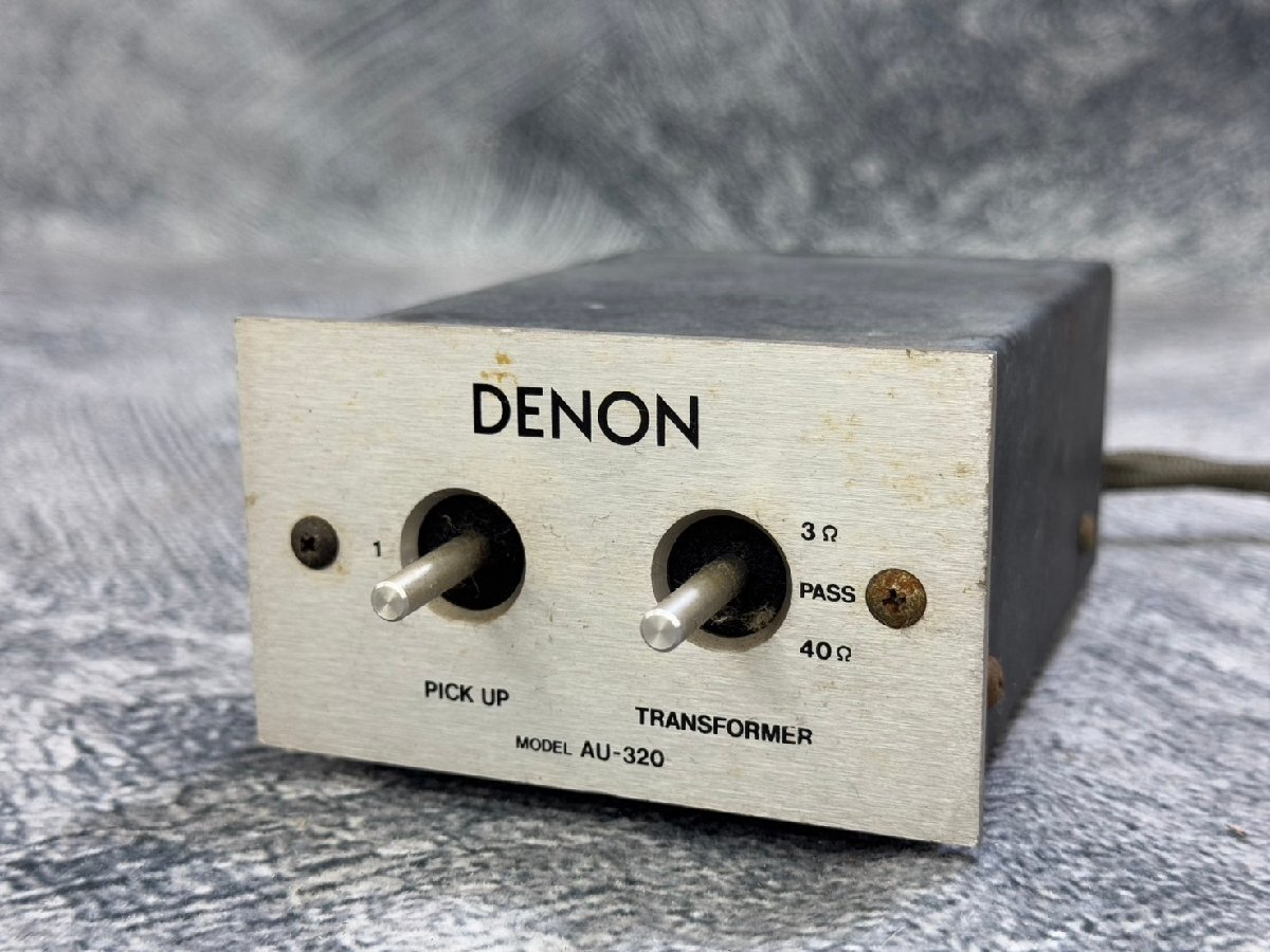 AU-320 DENON デノン MC昇圧トランス ⁄ | 昇圧トランス - 切替式 