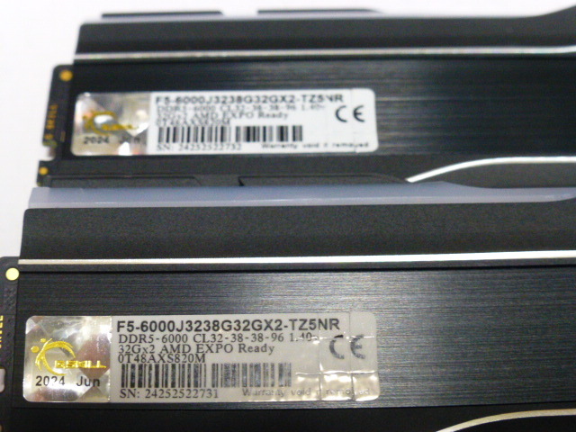 メモリ デスクトップパソコン用 G.SKILL TRIDENT Z5 RGB DDR5-6000 PC5