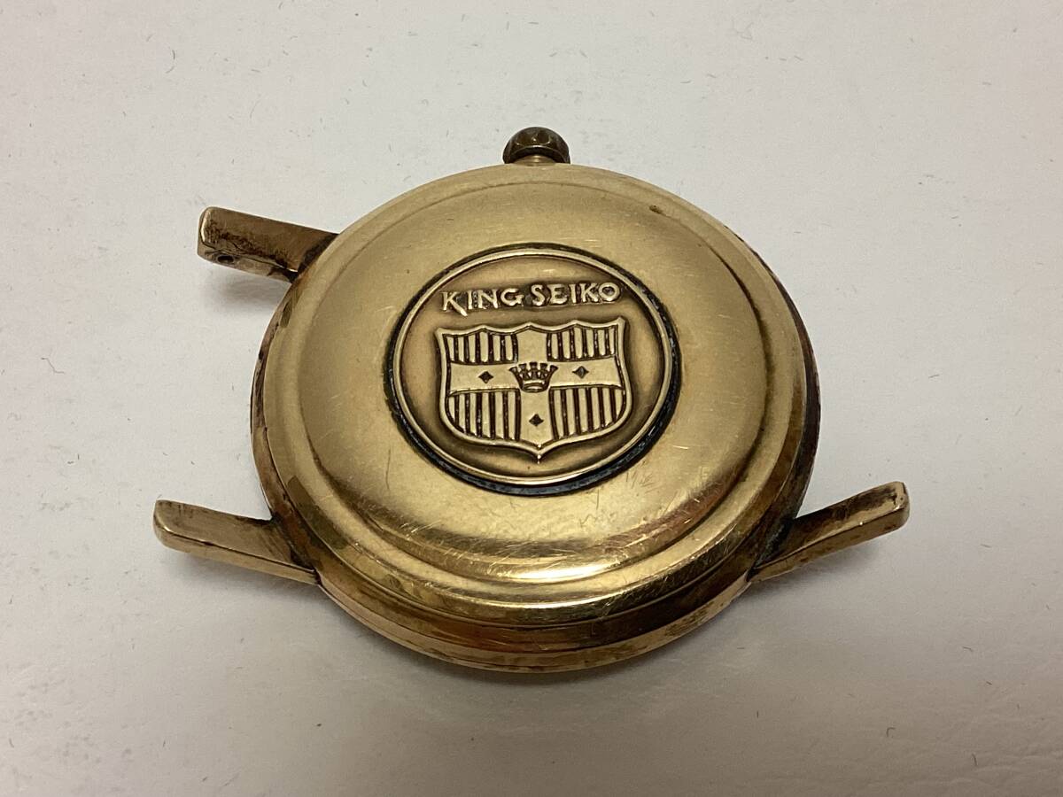 ★ 希少品 KING SEIKO キングセイコー ゴールド メンズ 手巻き 可動品 ★_3