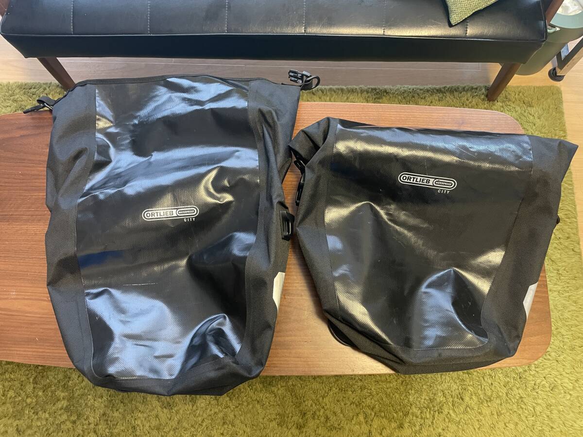 中古 ORTLIEB（オルトリーブ） バックローラー シティ 40L（ペア） パニアバッグ サイドバッグ ブラック_2