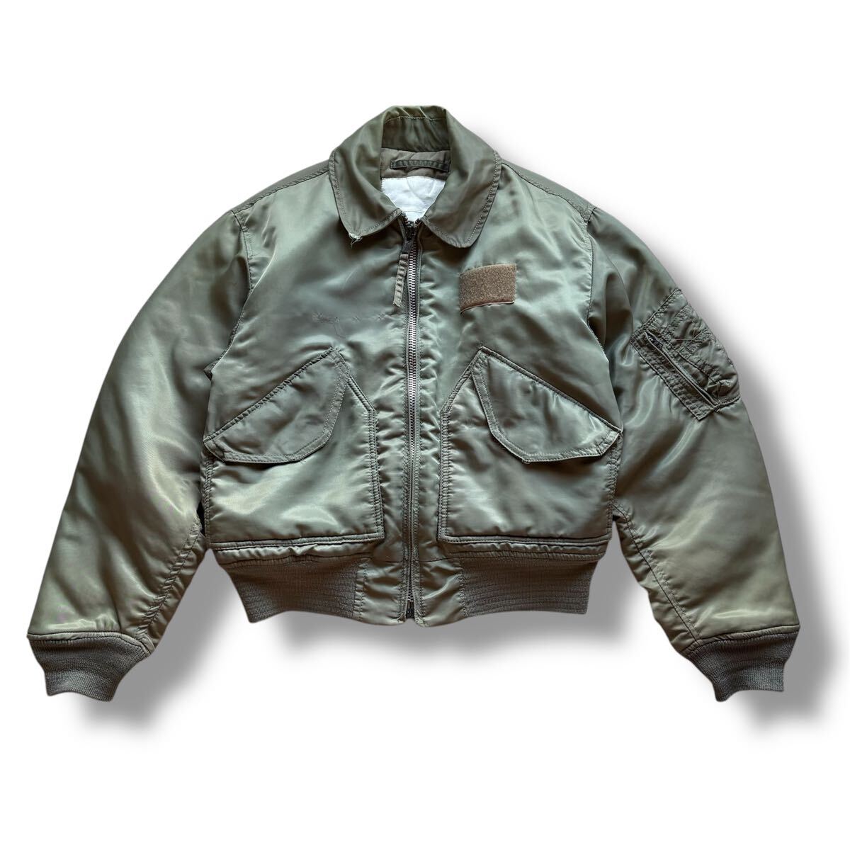 80年代 古着 米軍実品 CWU-45P 中綿入り ミリタリー フライト 米軍 CWU-