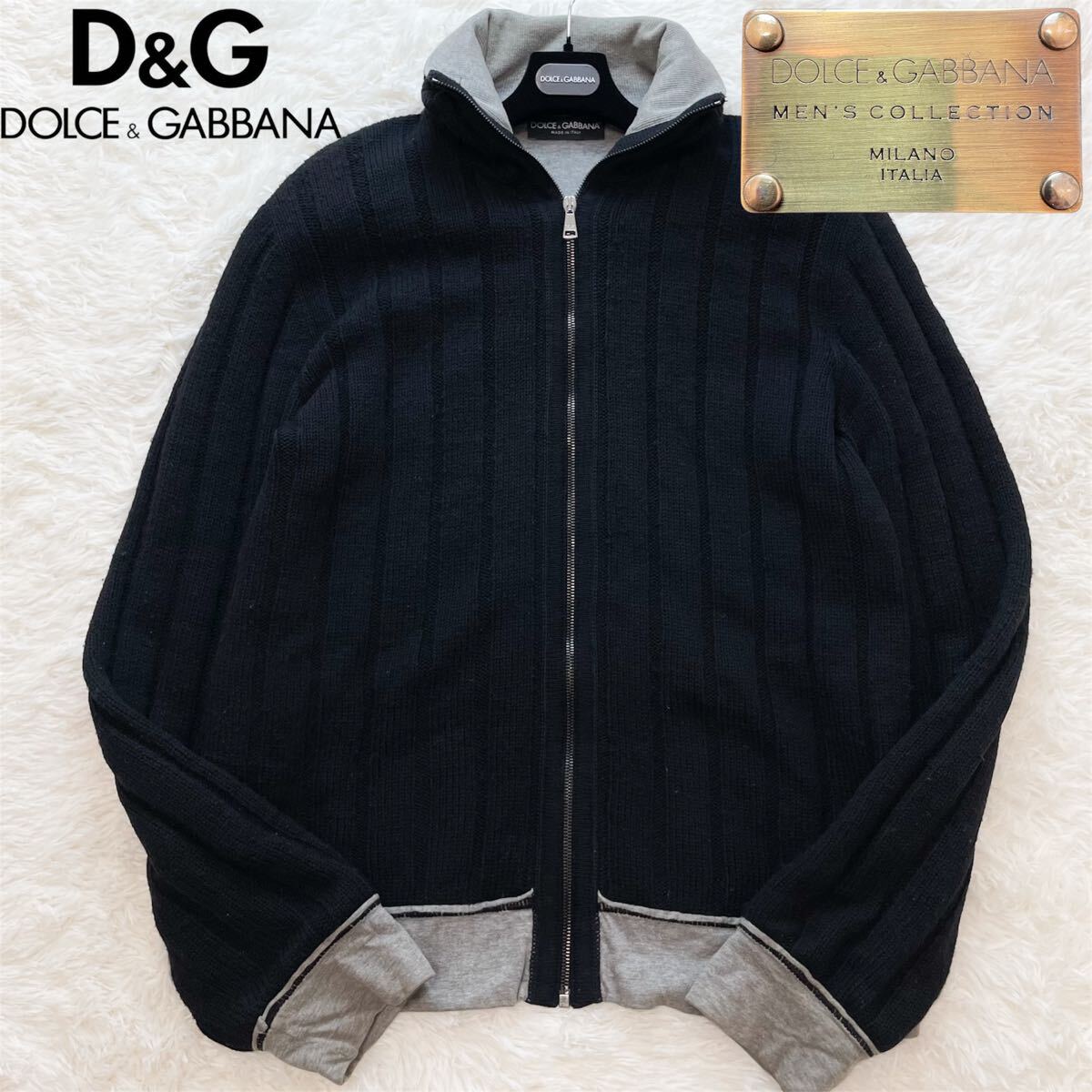 定価20万円超 DOLCE&GABBANA ドルチェ&ガッバーナ ドライバーズニット 