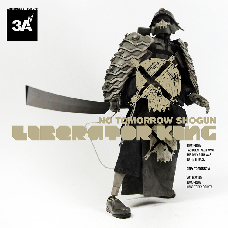 新品 未開封 1/6 ThreeA LIBERATOR KING NO TOMORROW SHOGUN ※発送に 