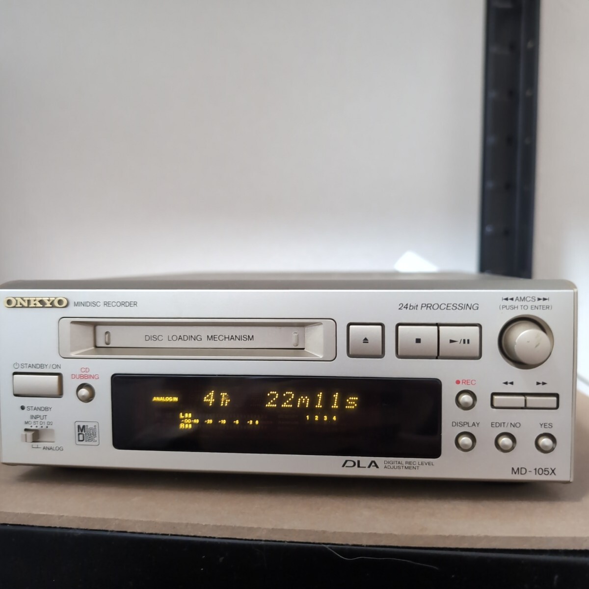 ☆02 完動美品 TASCAM MD-350 MDLP対応 業務用MDデッキ 取