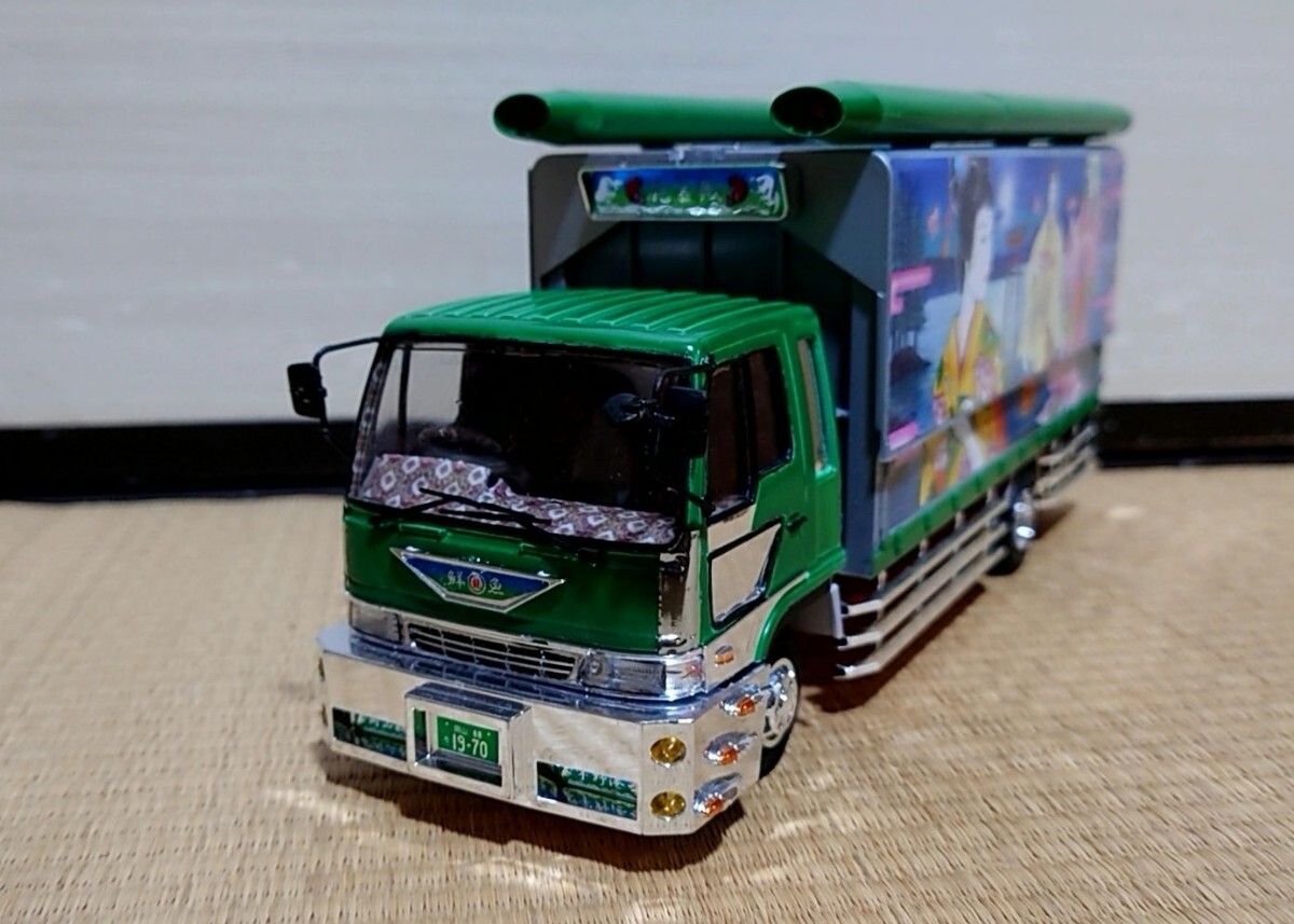 プラモデル アオシマ 1/32 爆走デコトラ列伝4t 風来坊 ウイングタイプ