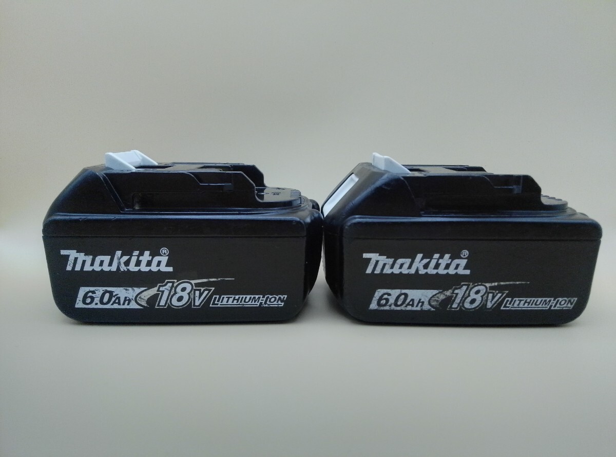 充電回数31回と42回 マキタ makita 18V リチウムイオンバッテリー 