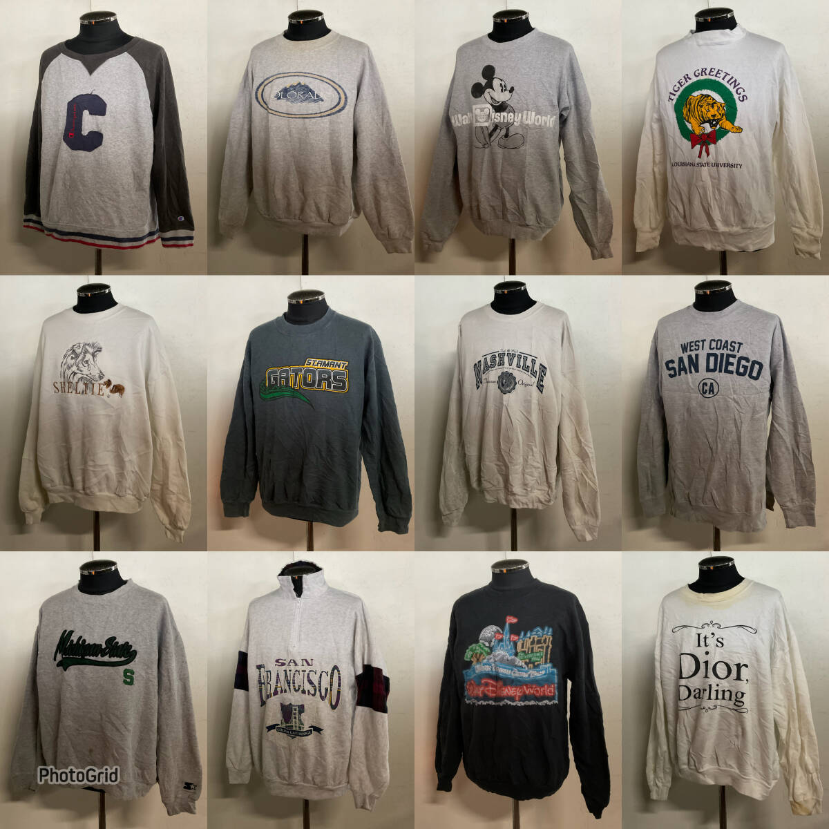 T157】☆SALE☆ アメリカ古着卸オススメSWEAT大量50kgベール目玉商品