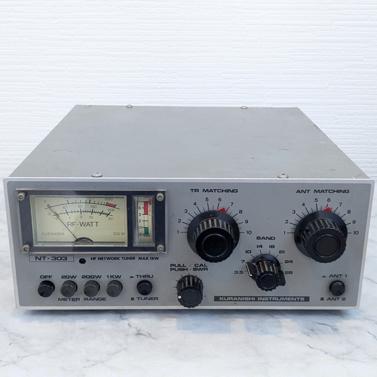 ☆クラニシ NT-303 NETWORK TUNER アンテナチューナー☆ KURANISHI クラニシ NT-303 アンテナチューナー 1kw ネットワーク